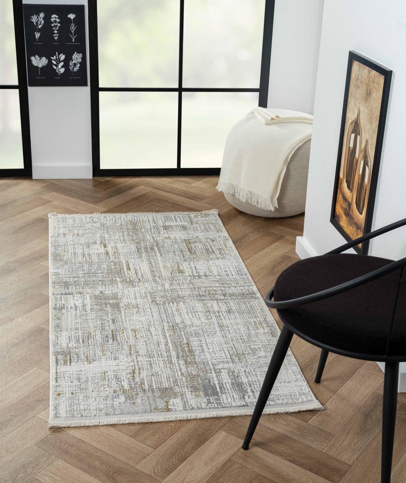 Teppich MY TASTE - beige - 80x150 cm