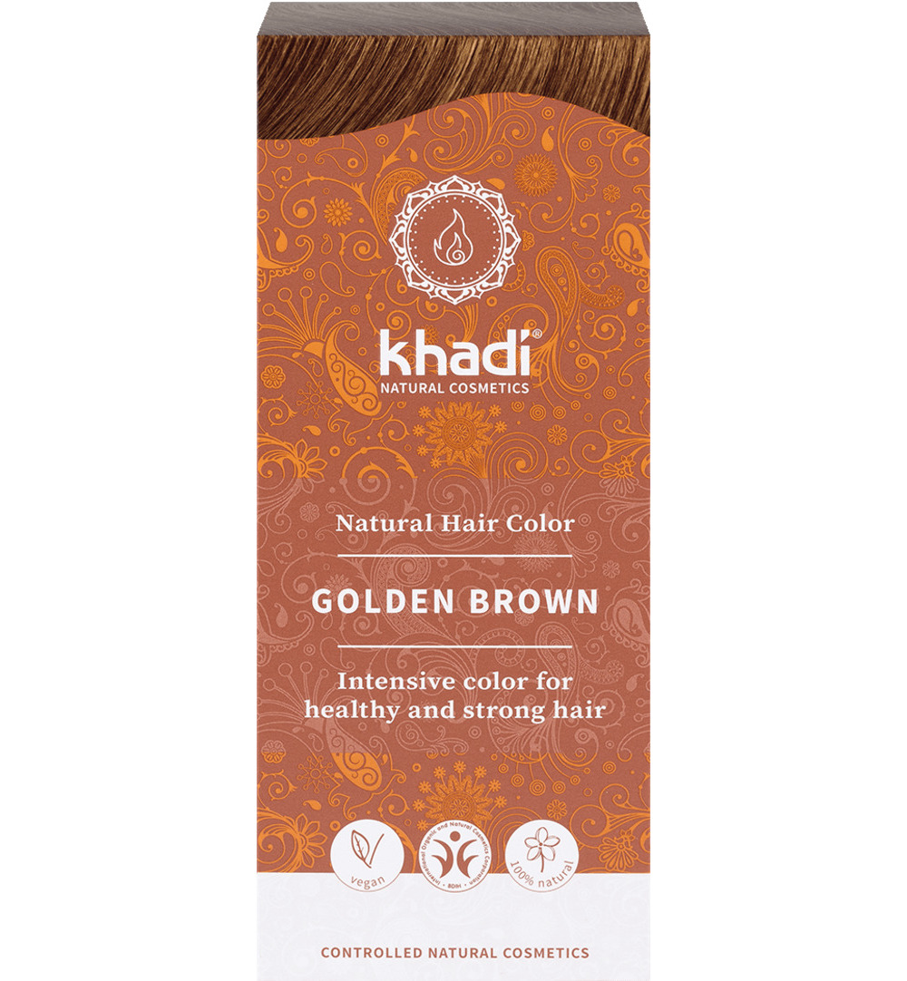 Khadi Haarkleur golden brown (100 gr)