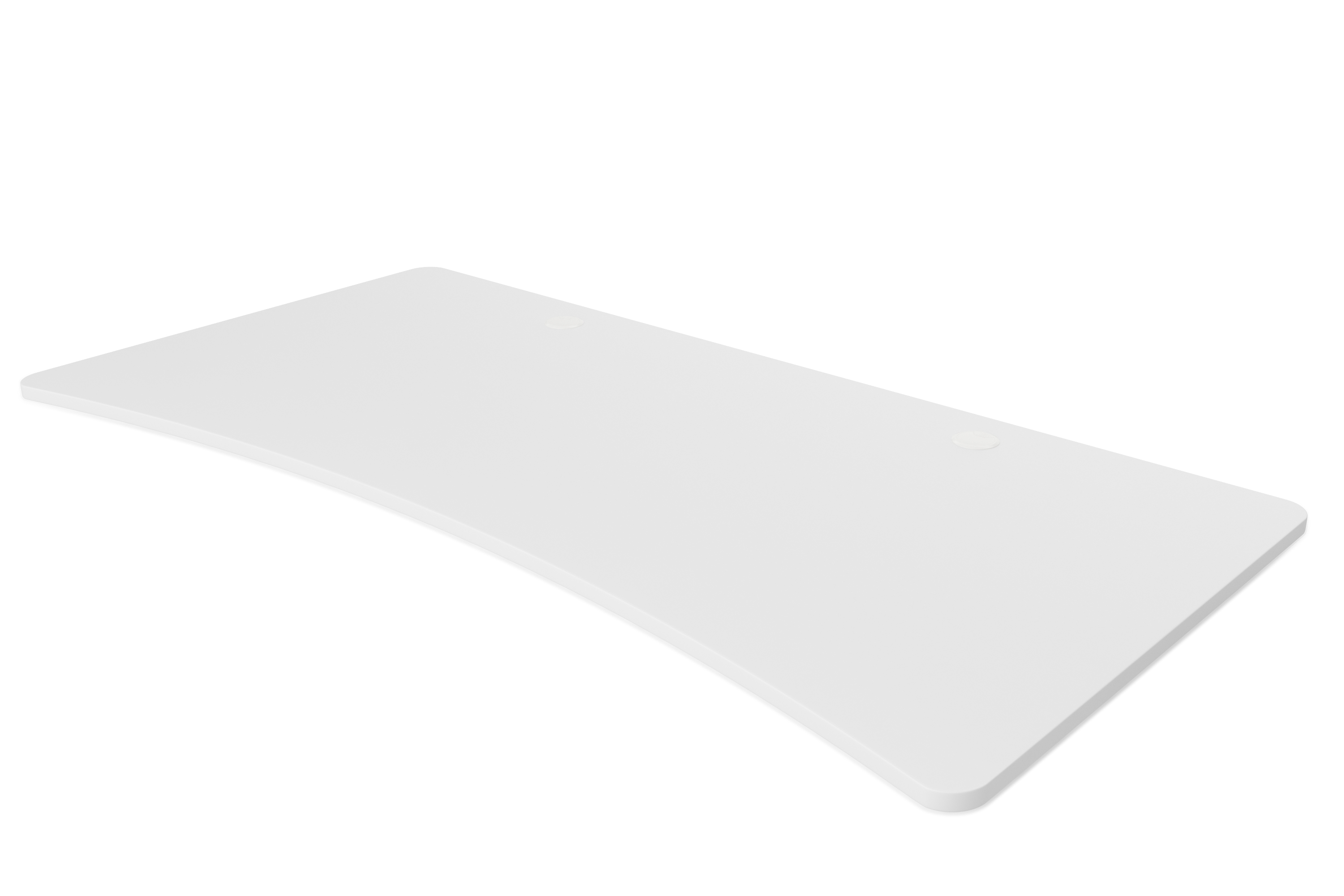 Tischplatte Stehpult mit Kabeldurchlass weiss 200 x 92 cm