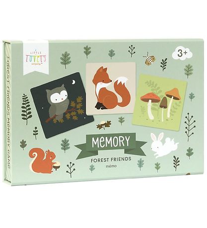 A Little Lovely Company Memory-Spiel - 30 Teile - Forest Friends