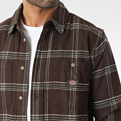 Chemise Manches Longues A Carreaux Warrenton A4Y7G Marron