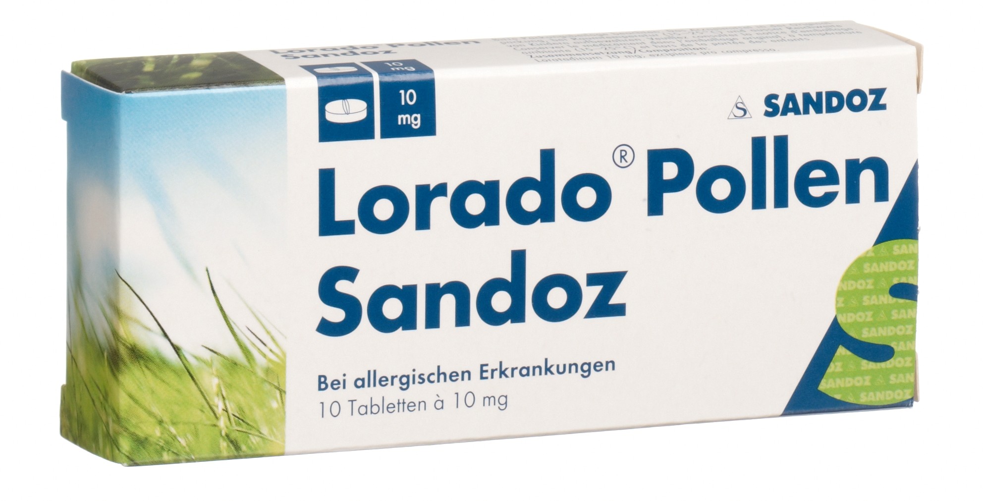 LORADO Pollen Sandoz Tabl 10 mg Blist 10 Stk