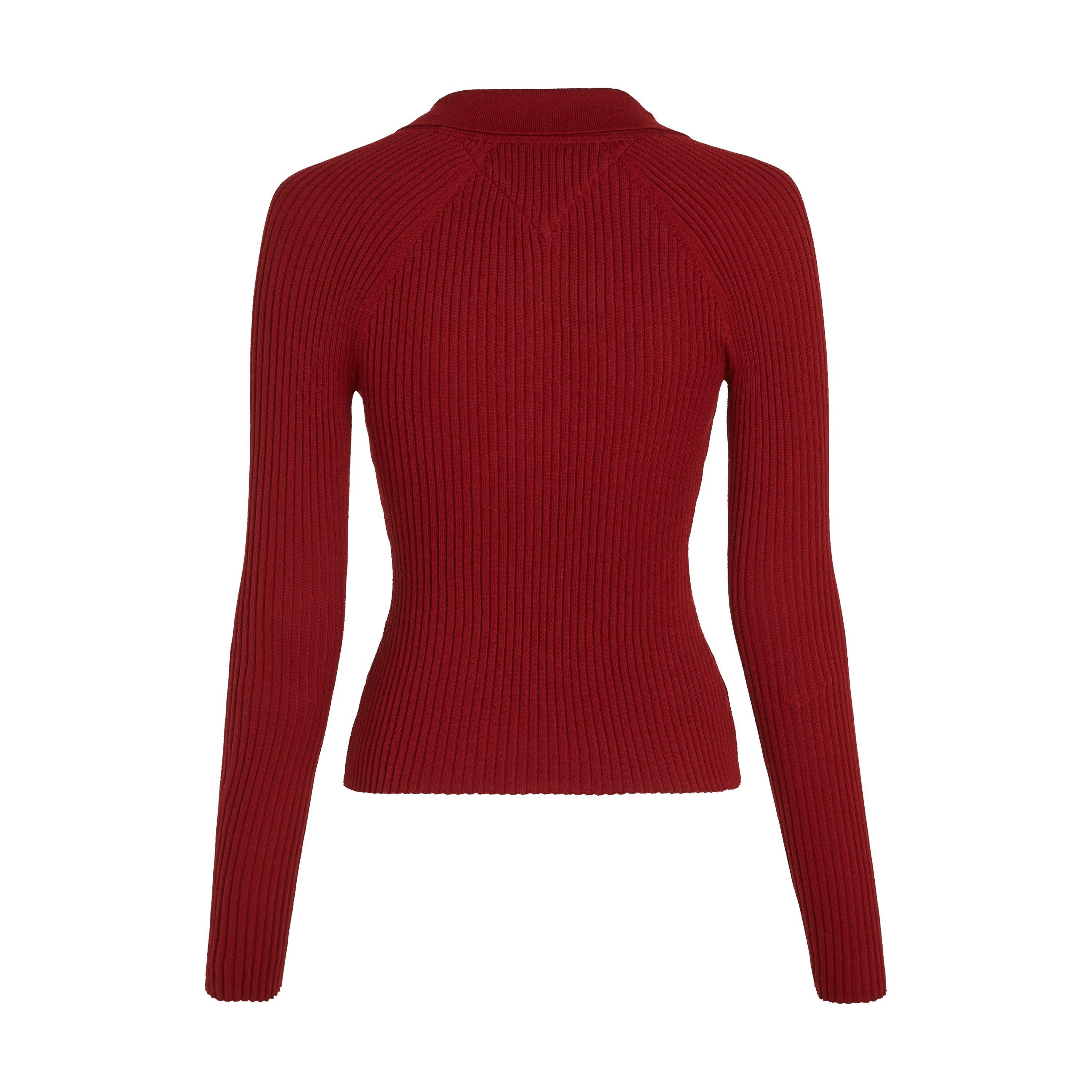 Tommy Jeans Collar Badge Rib Pullover Sweater