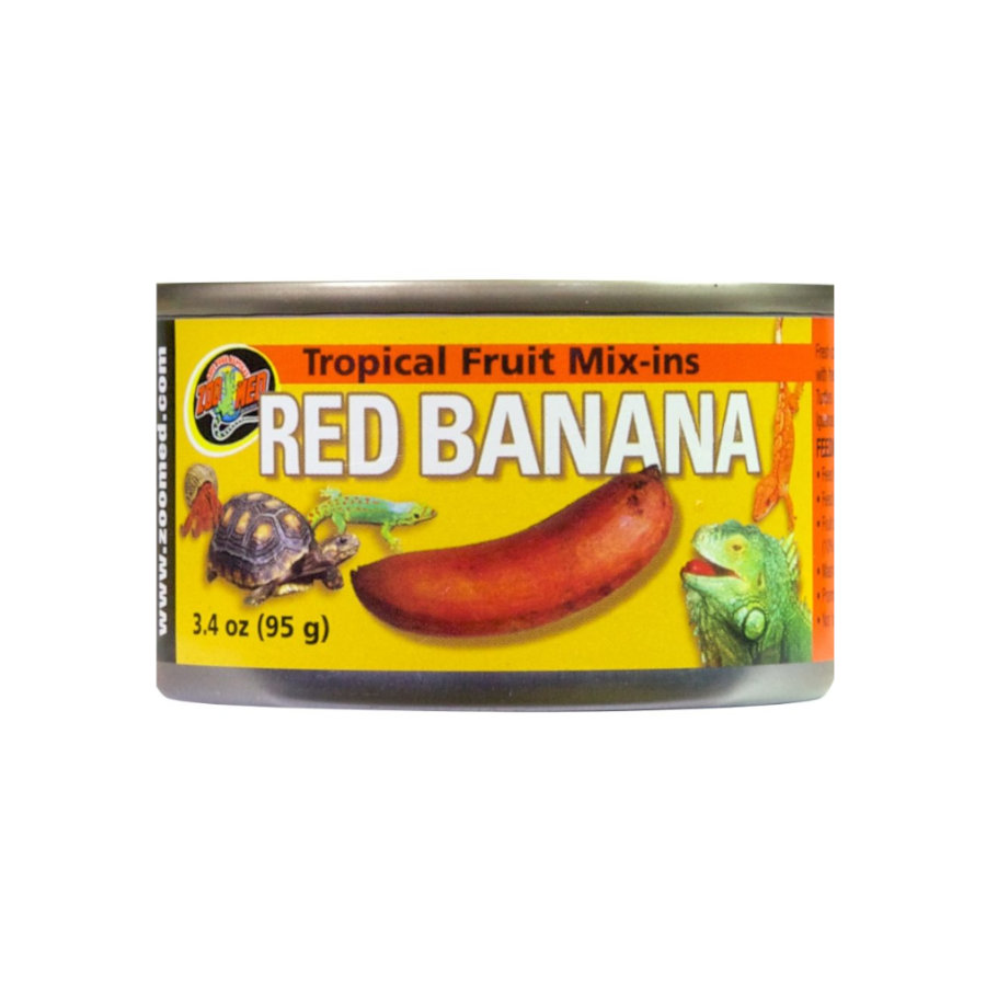 Banana vermelha Zoo Med Tropical Fruit para répteis