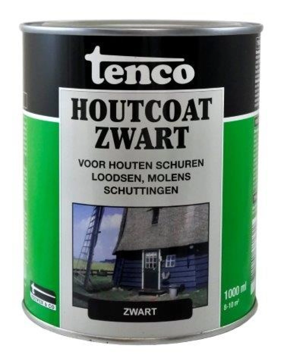 Tenco Houtcoat Teervrij - 1L - zwart