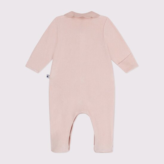Pyjama en velours col claudine   Saline        de               Petit Bateau