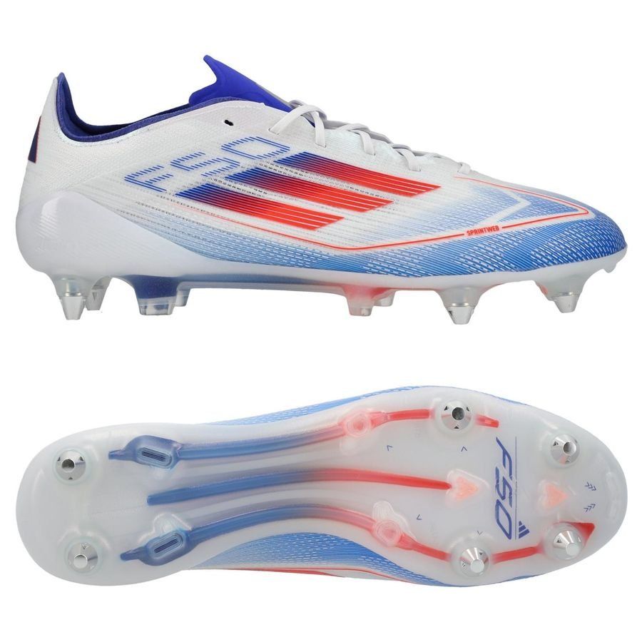 adidas F50 Elite SG Advancement - Blanc/Rouge/Bleu