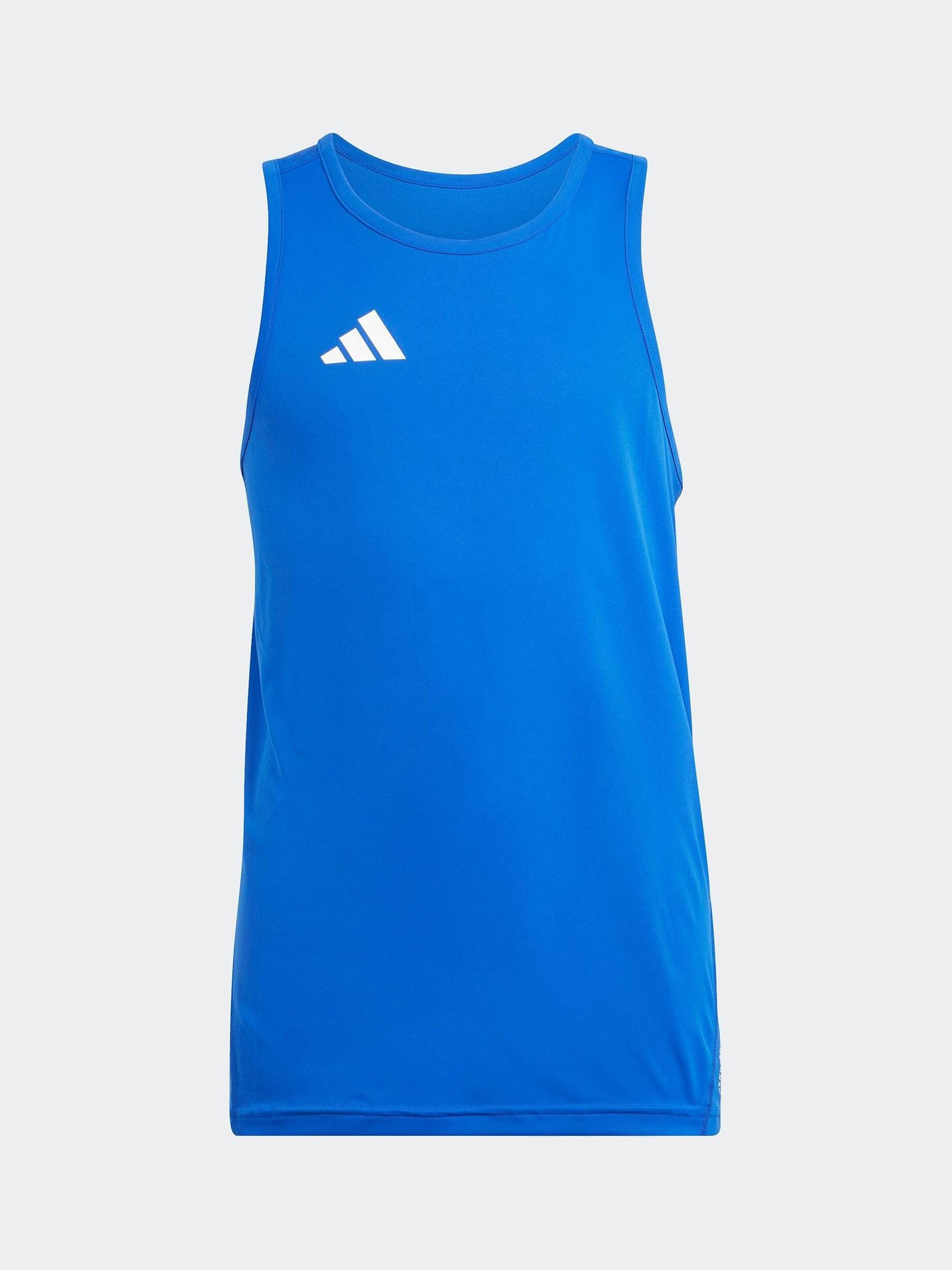 Blauw - adidas Team Kids Tanktop