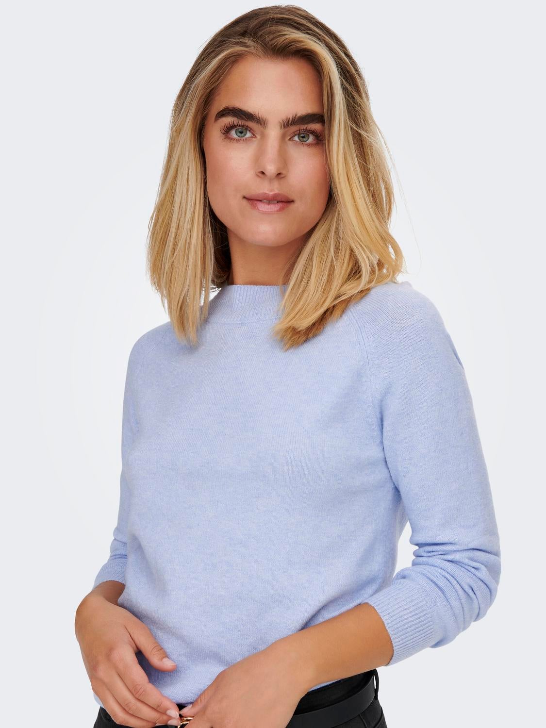 ONLRICA Strickpullover Grapemist