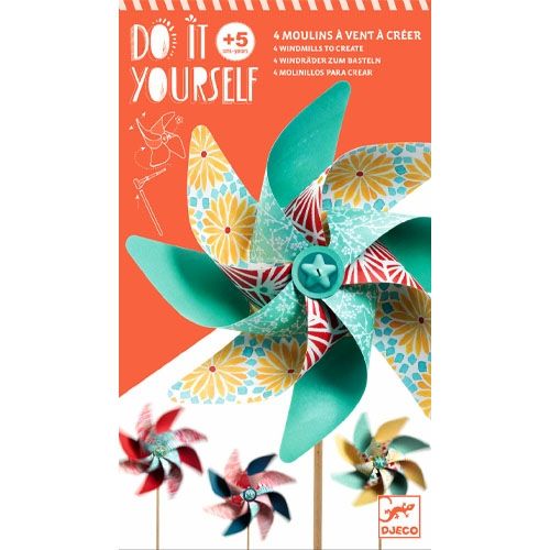 Djeco knutselset windmolentjes - sweet