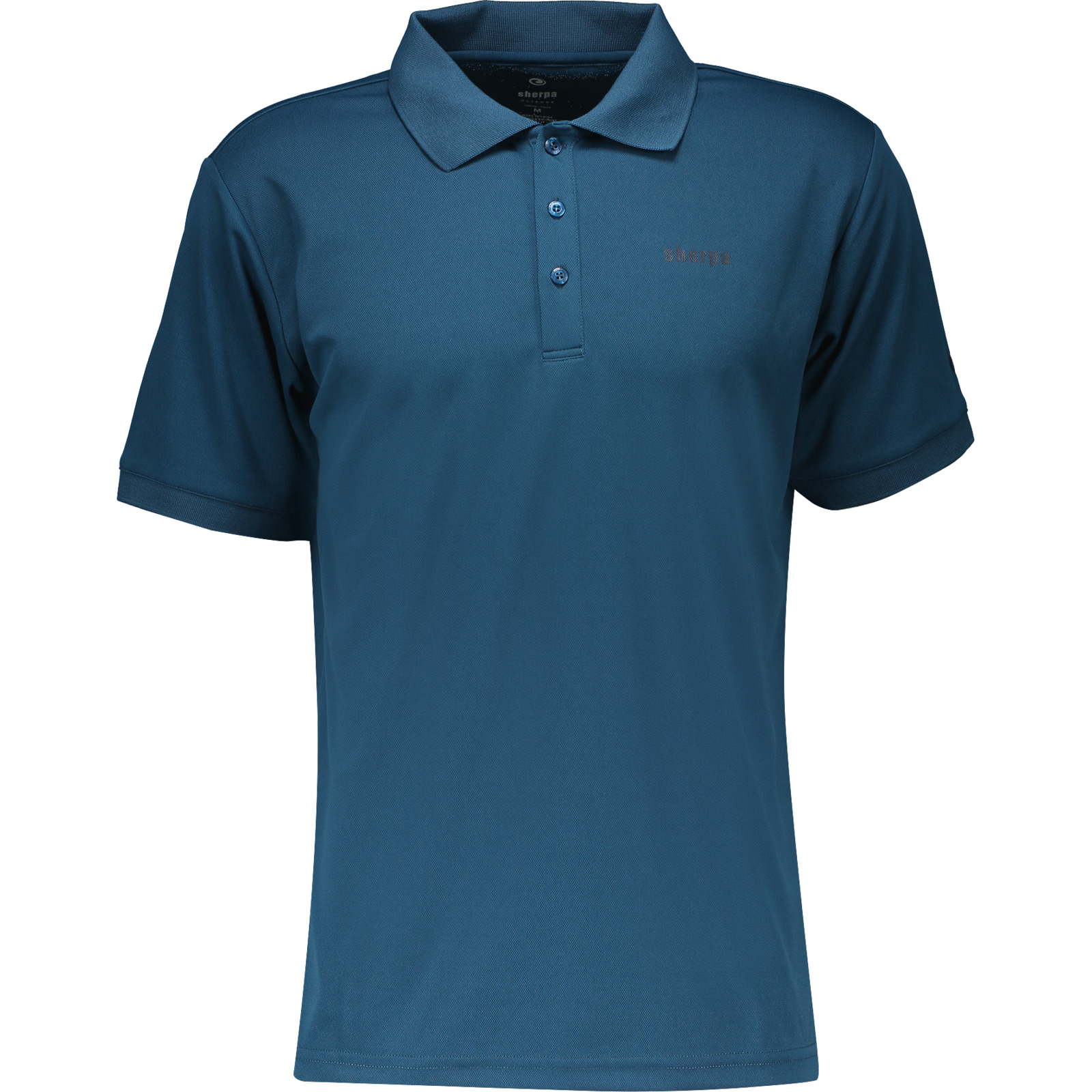 Sherpa Herren-Poloshirt Sarma XXL, petrol