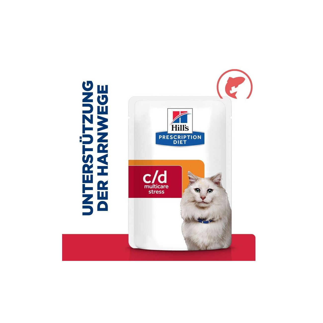 Hill's Prescription Diet c/d Urinary Stress Lachs 12x85 g