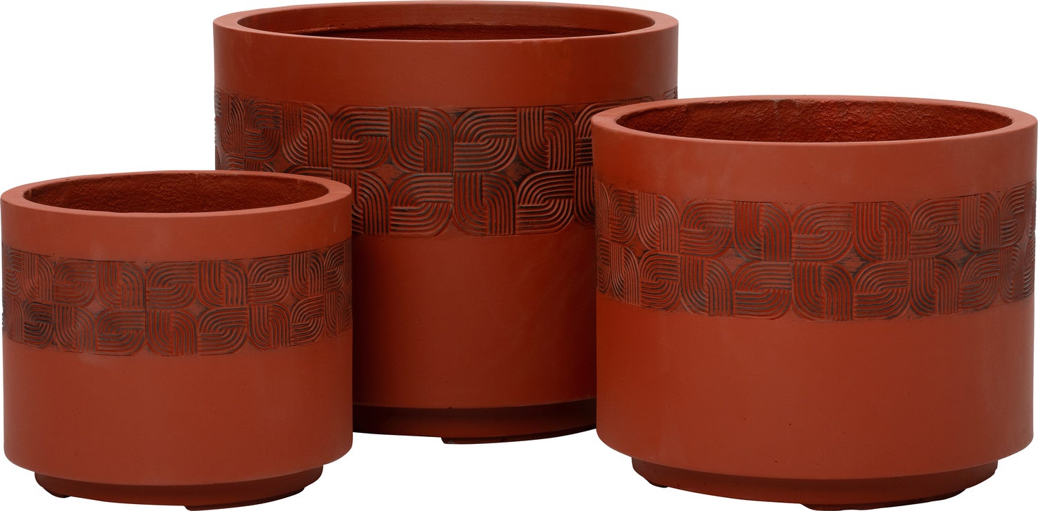 Intratuin bloempot Henry terracotta D 32 H 26 cm