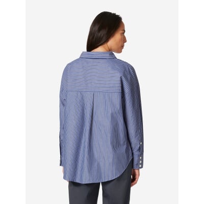 Damenbluse gestreift, Blau