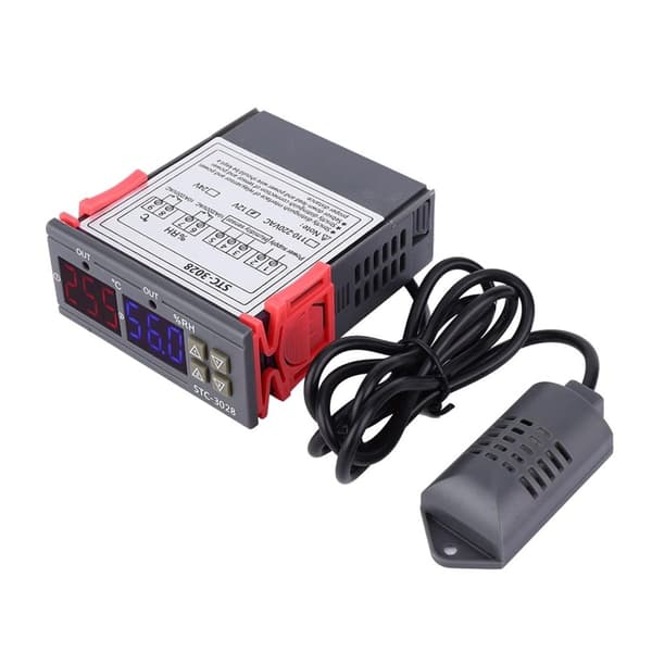 STC - 3028 temperatur- og fuktighetskontroller, PID-kontroller 12V
