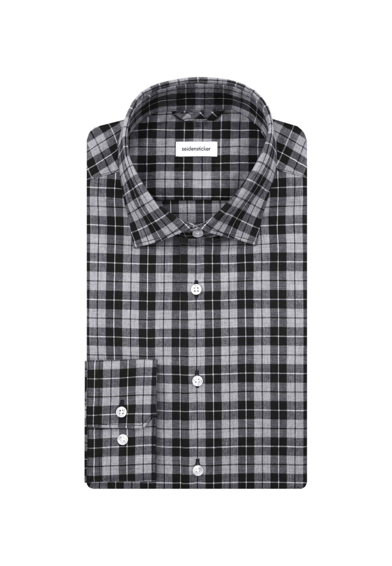 Seidensticker| Herren Flanellhemd Slim