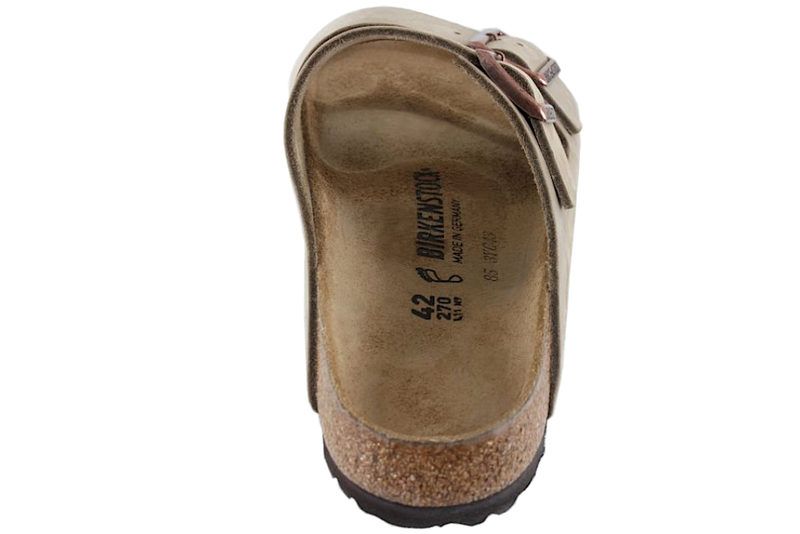 BIRKENSTOCK ARIZONA TOBACCO SLENTERS I BRUNT SKIND