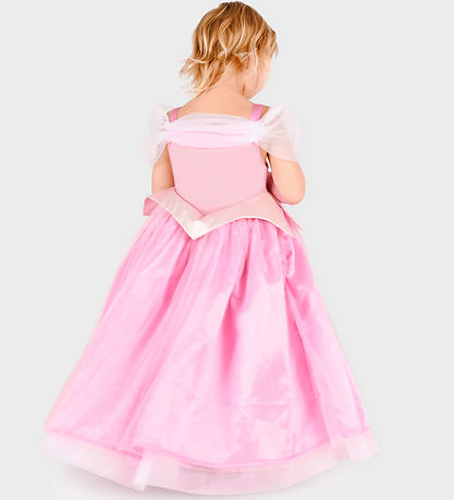 Den Goda Fen Kostüm - Dress Pink Princess Satz