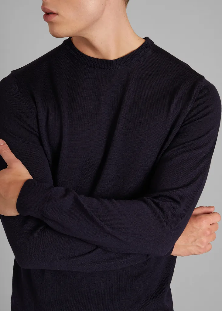 Pull col rond en laine mérinos L'Exception Paris