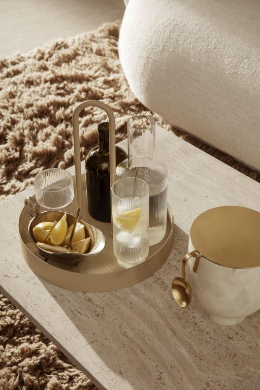 Ferm Living Meadow vloerkleed 140x200 light sand
