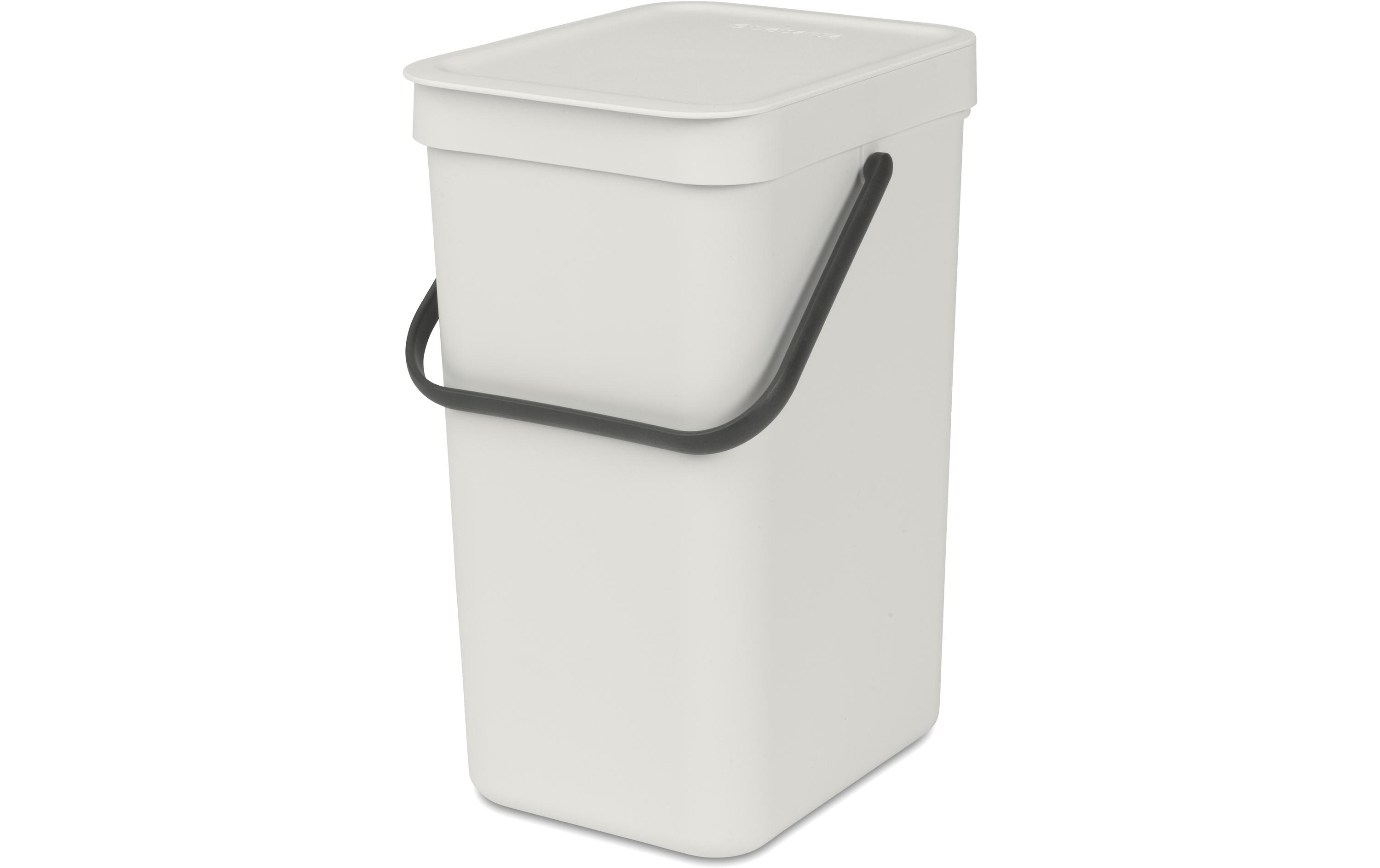 Recyclingbehälter Sort & Go 12 l, HellgrauMülleimer