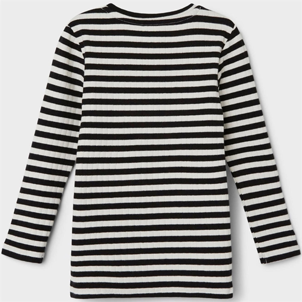 Black Suraja Slim Bluse Stripe Noos
