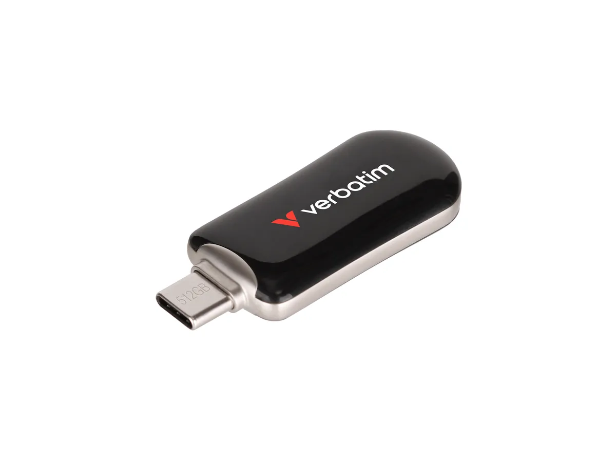 (128GB) Plectra USB-C 3.2 Speicher Stick Flash Drive 100 Mbit/s (30225) - Schwarz