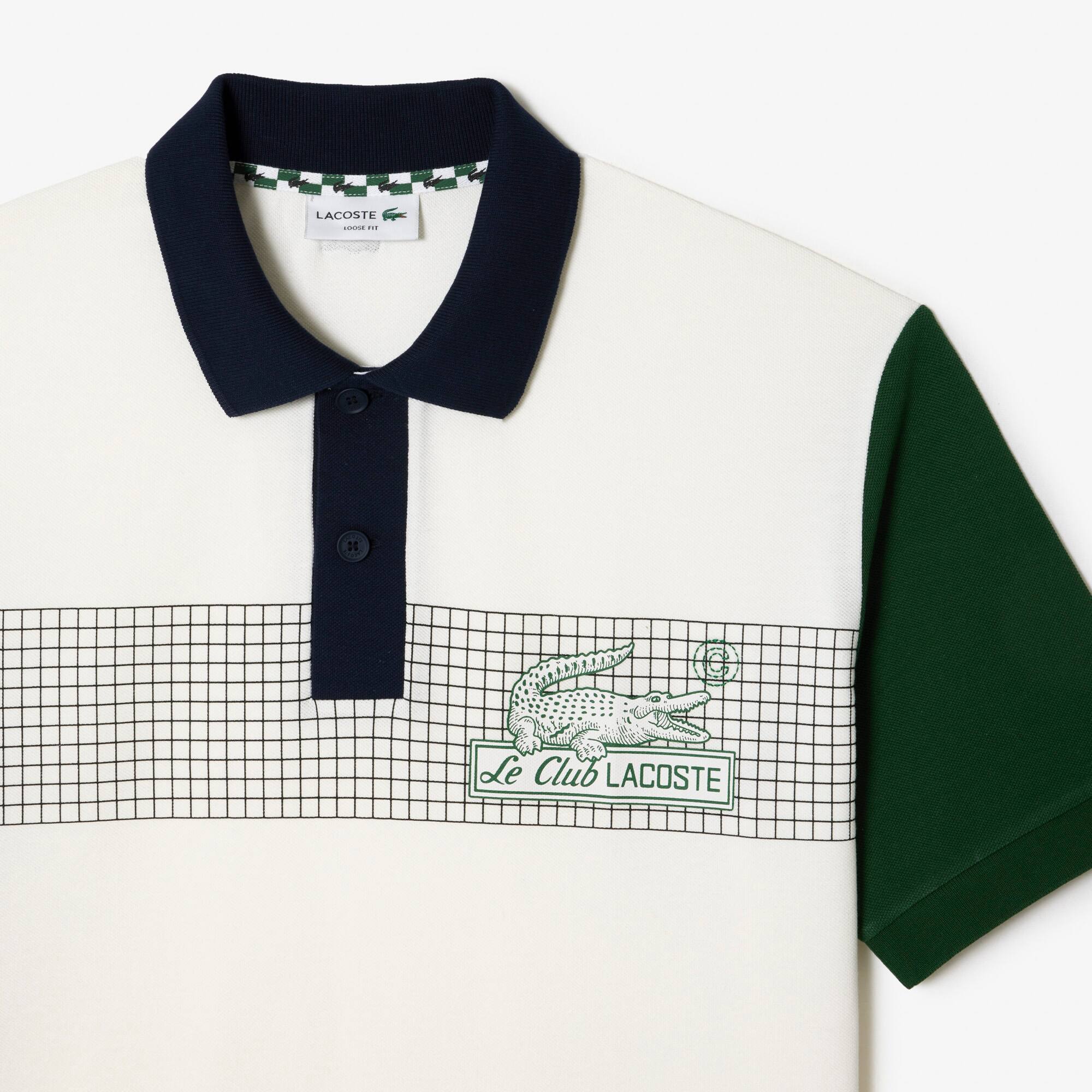 Herren LACOSTE Polo-Shirt aus Bio-Baumwolle Kurze Ärmel - Weiss - Lacoste - Herren