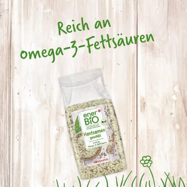 Hanfsamen geschält
