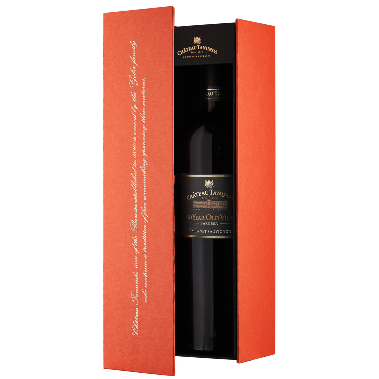 Barossa Cabernet Sauvignon 50 Year Old Vines Château Tanunda Geschenkbox -75cl