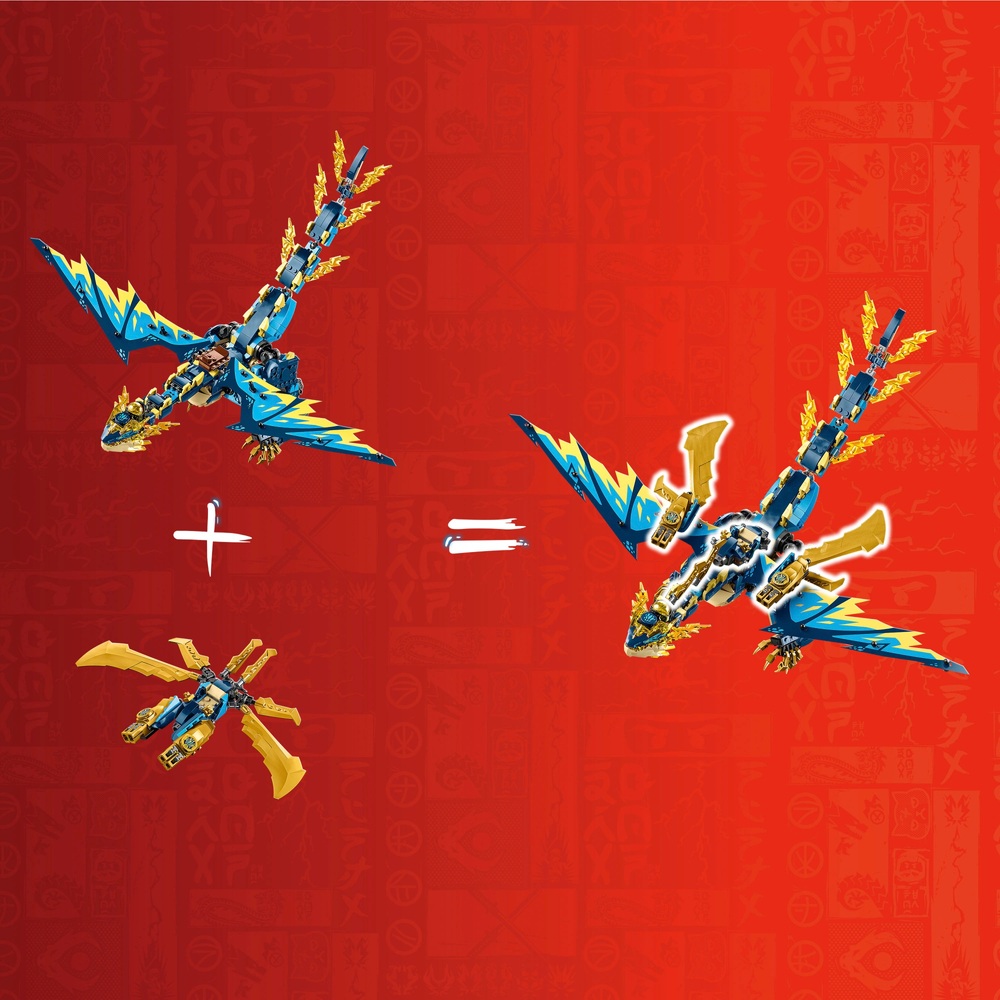 LEGO NINJAGO 71796 Elementardrache gegen die Kaiserin Mech-Bauset