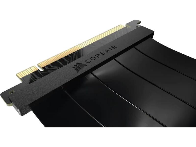 Corsair PCI-E Riser Karte Premium PCIe Verlängerungskabel 4 Riser-Karte mit 30 cm langem, flexiblem Kabel