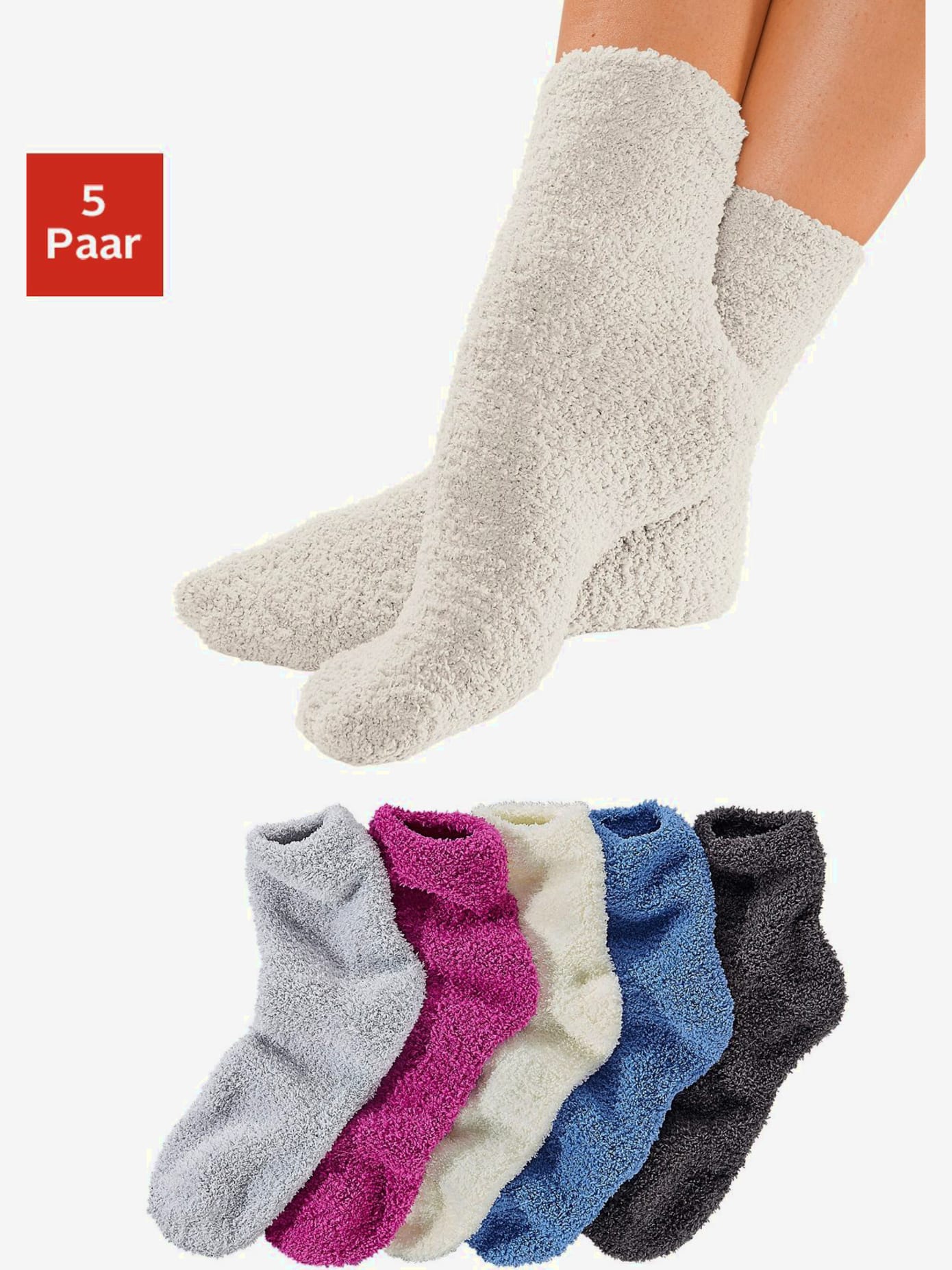 Chaussettes d'intérieur finis les pieds froids