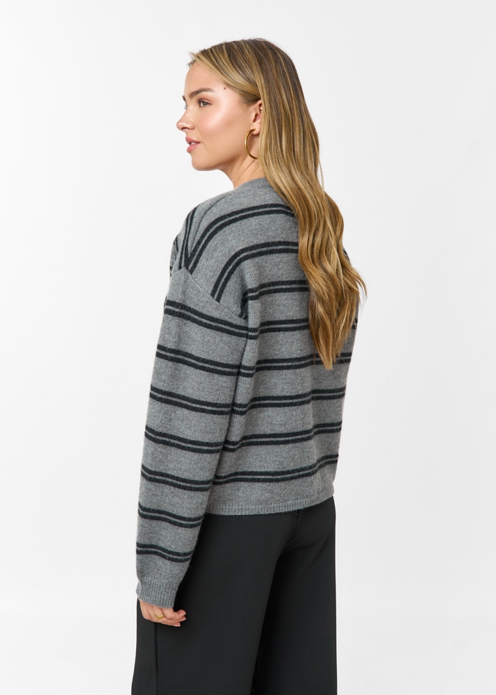 Bella vest donkergrijs