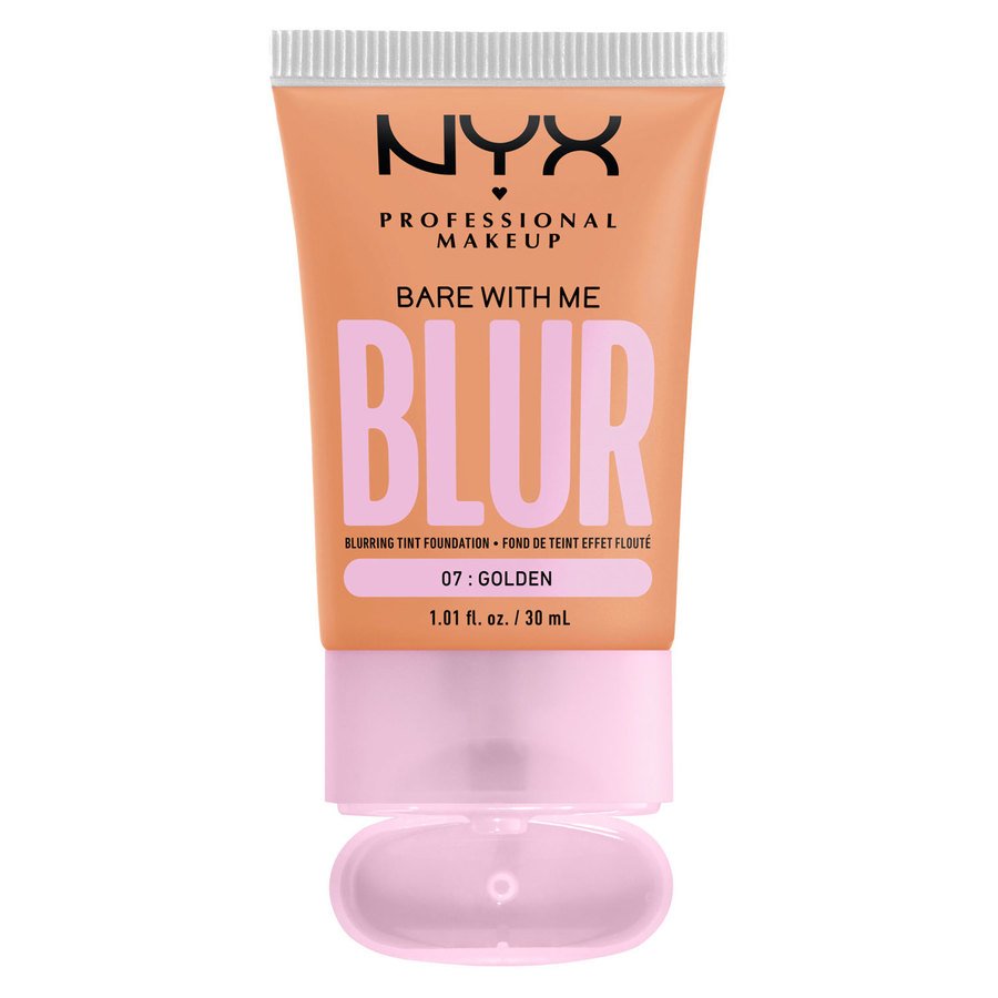 NYX Professional Makeup Bare With Me Blur Tint Foundation 07 Golden 30ml