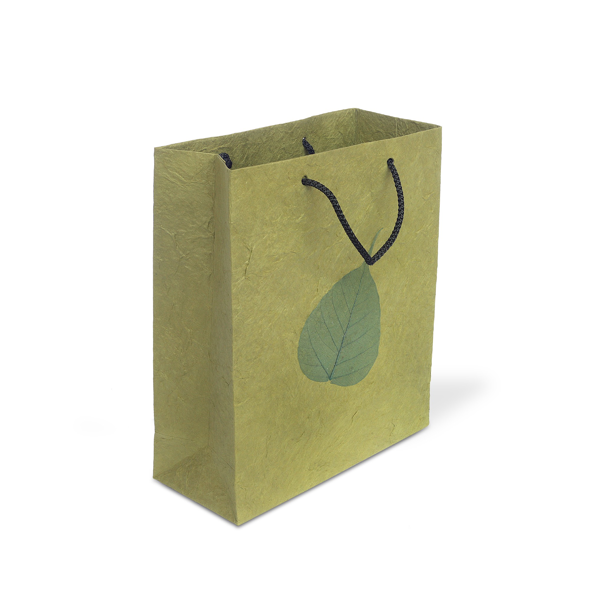 Tasche 'Bodhi Blatt', oliv, B 25 cm, H 30 cm, T 10 cm günstig bestellen