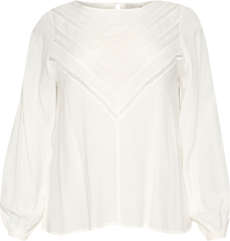 Kaffe Curve KCelina Blouse Chalk