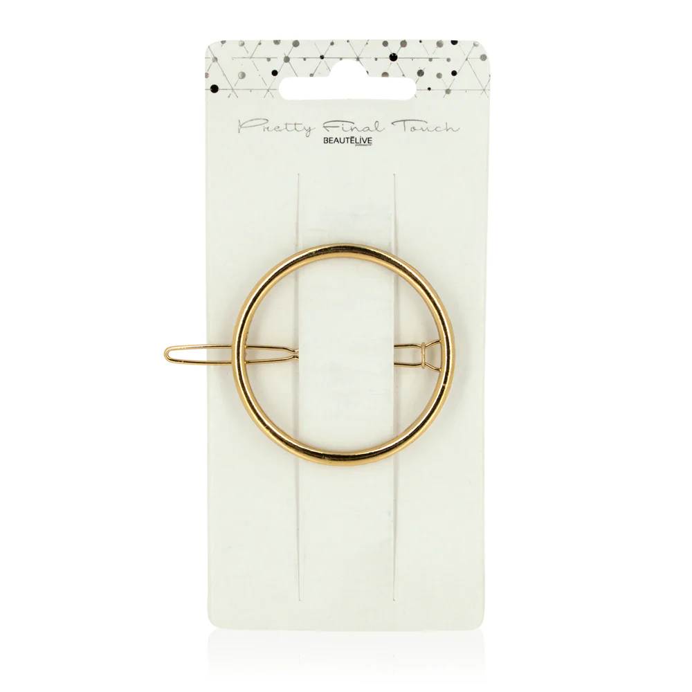 Barrette à cheveux ronde