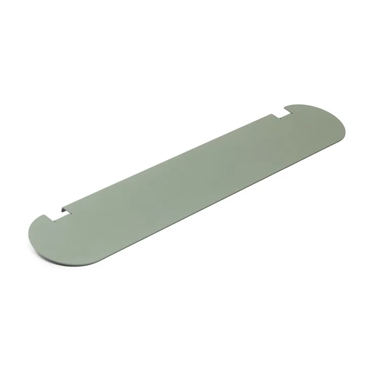 Pedestal - Pipe Shelf, mossy green