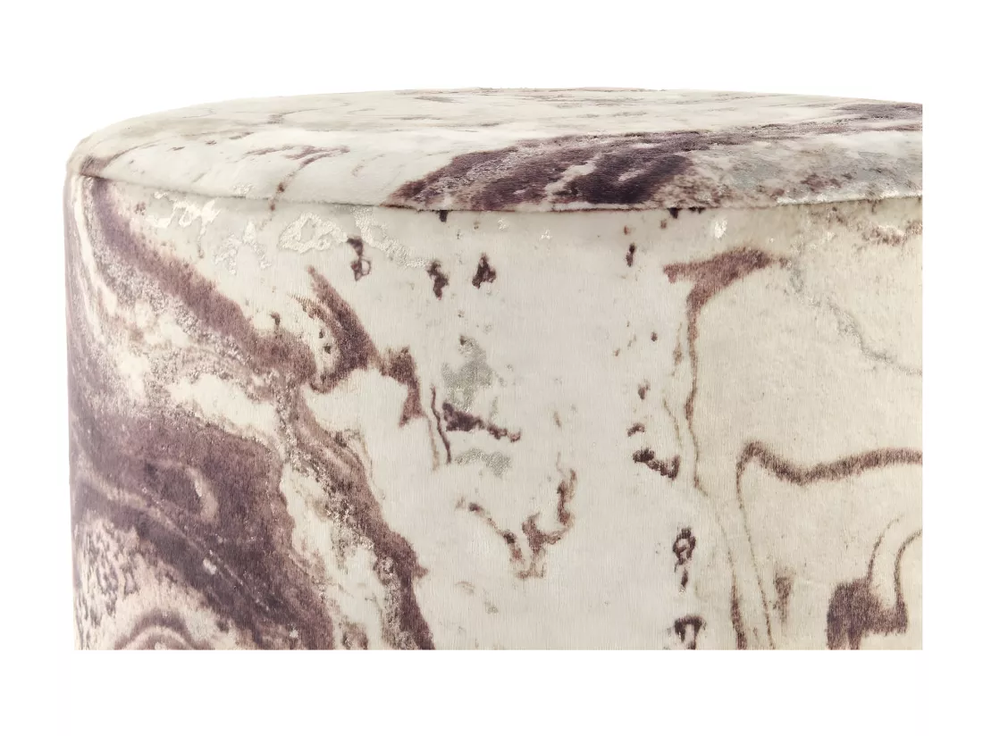 Pouf Design Marbré 