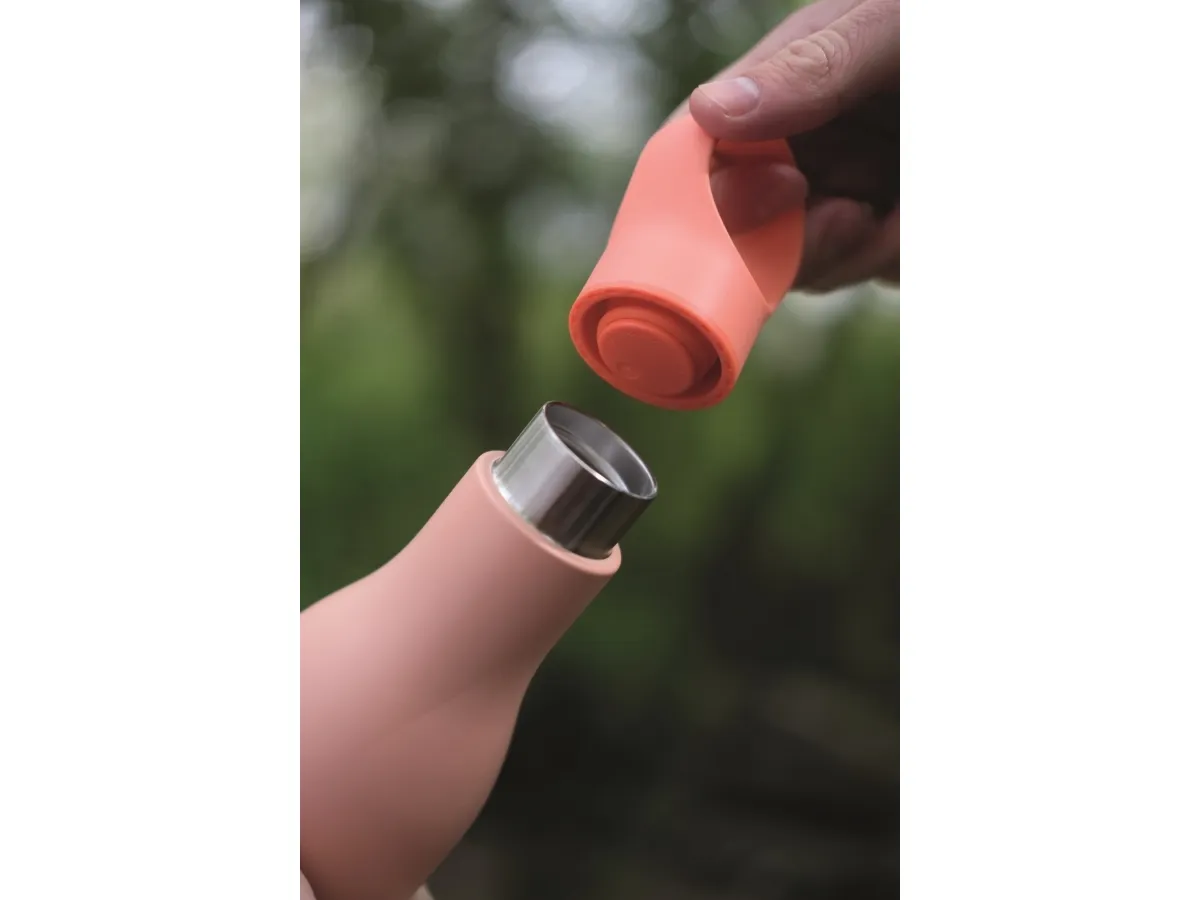Joseph Joseph Loop 500ml Sta. Steel Coral Vac.Ins.Water Bottle