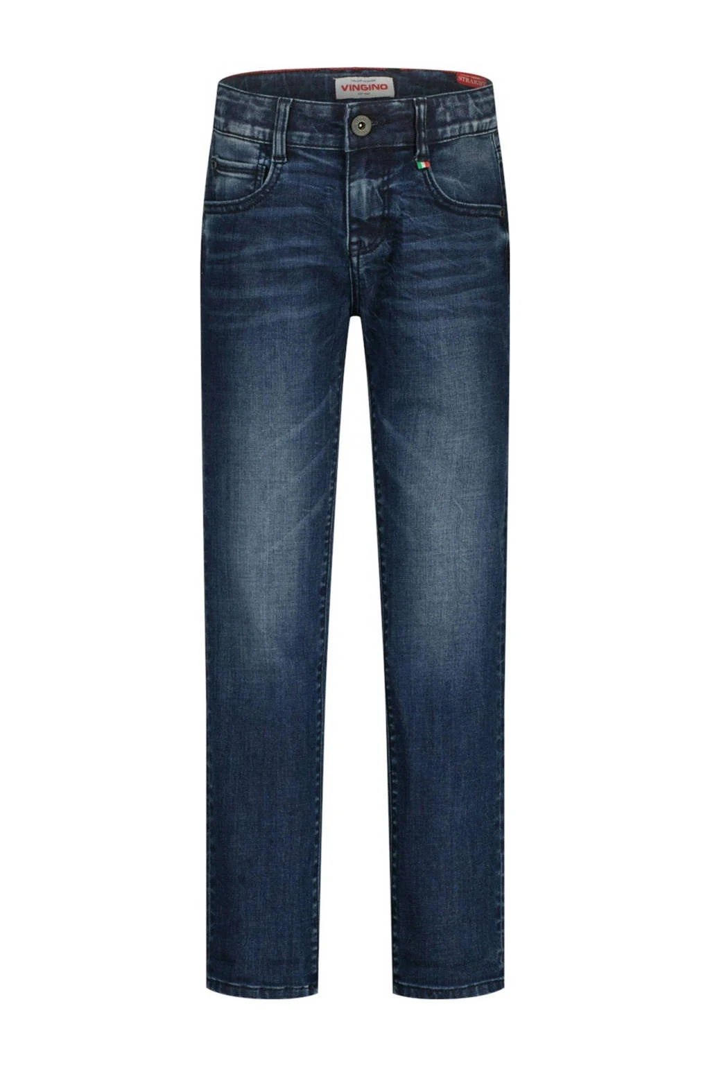 Vingino straight leg jeans medium blue denim