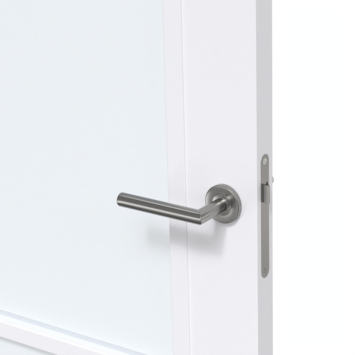 Arne & Bodil binnendeur ABD522 satijnglas - extra wit afgelakt - glaslat extra wit