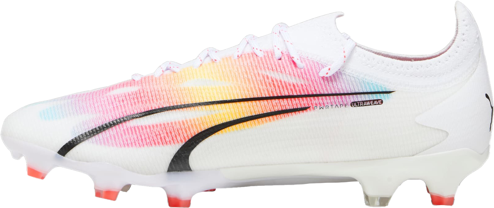 Ultra Ultimate FG/AG Herre PUMA White/PUMA Black/Fire Orchid