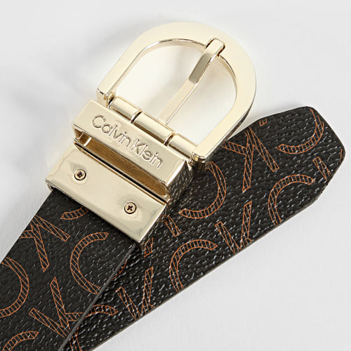 Ceinture Femme Réversible CK Must 9981 Marron Noir