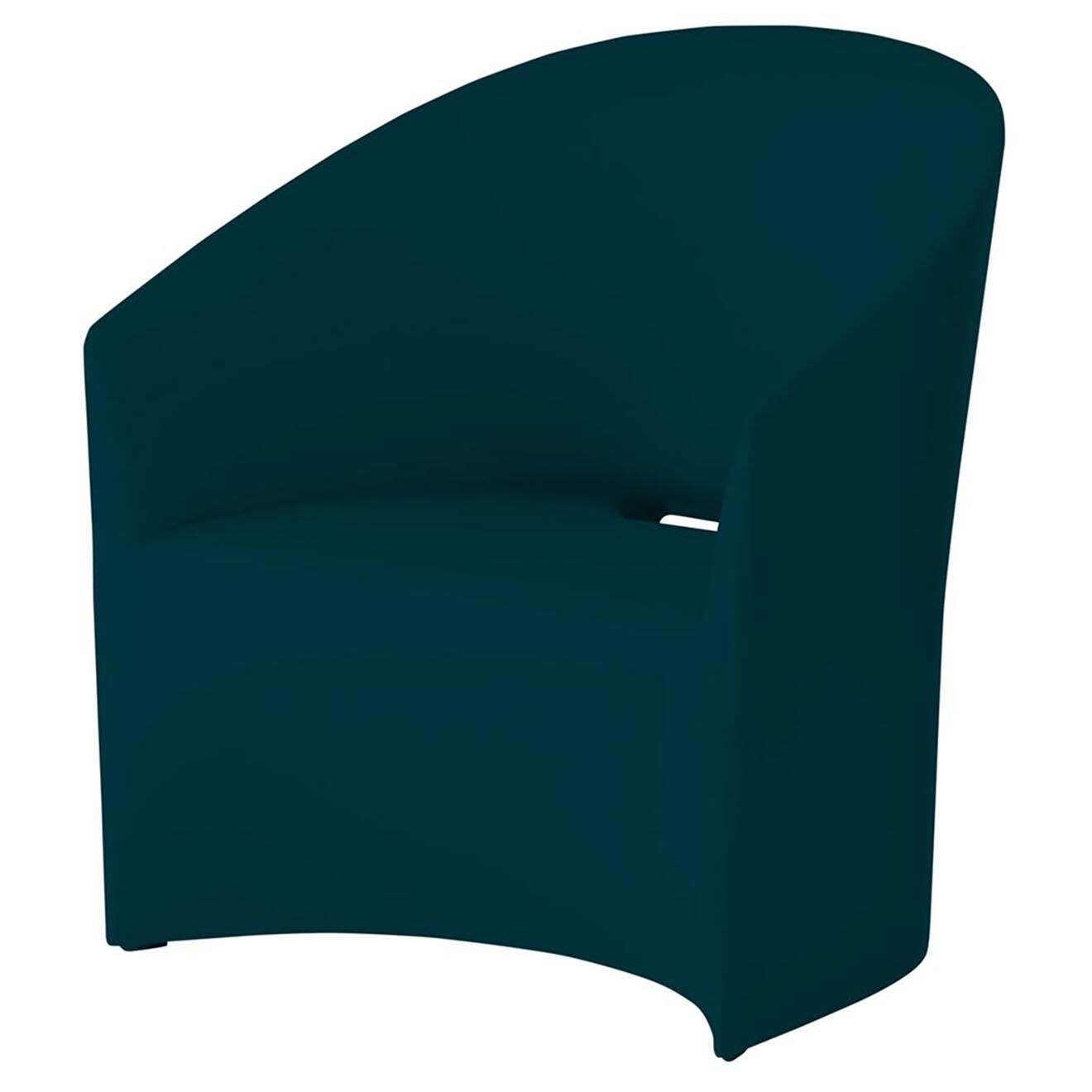 Serralunga Fauteuil Pine Beach Design par Christophe Pillet vert paon - 180x76x81 cm