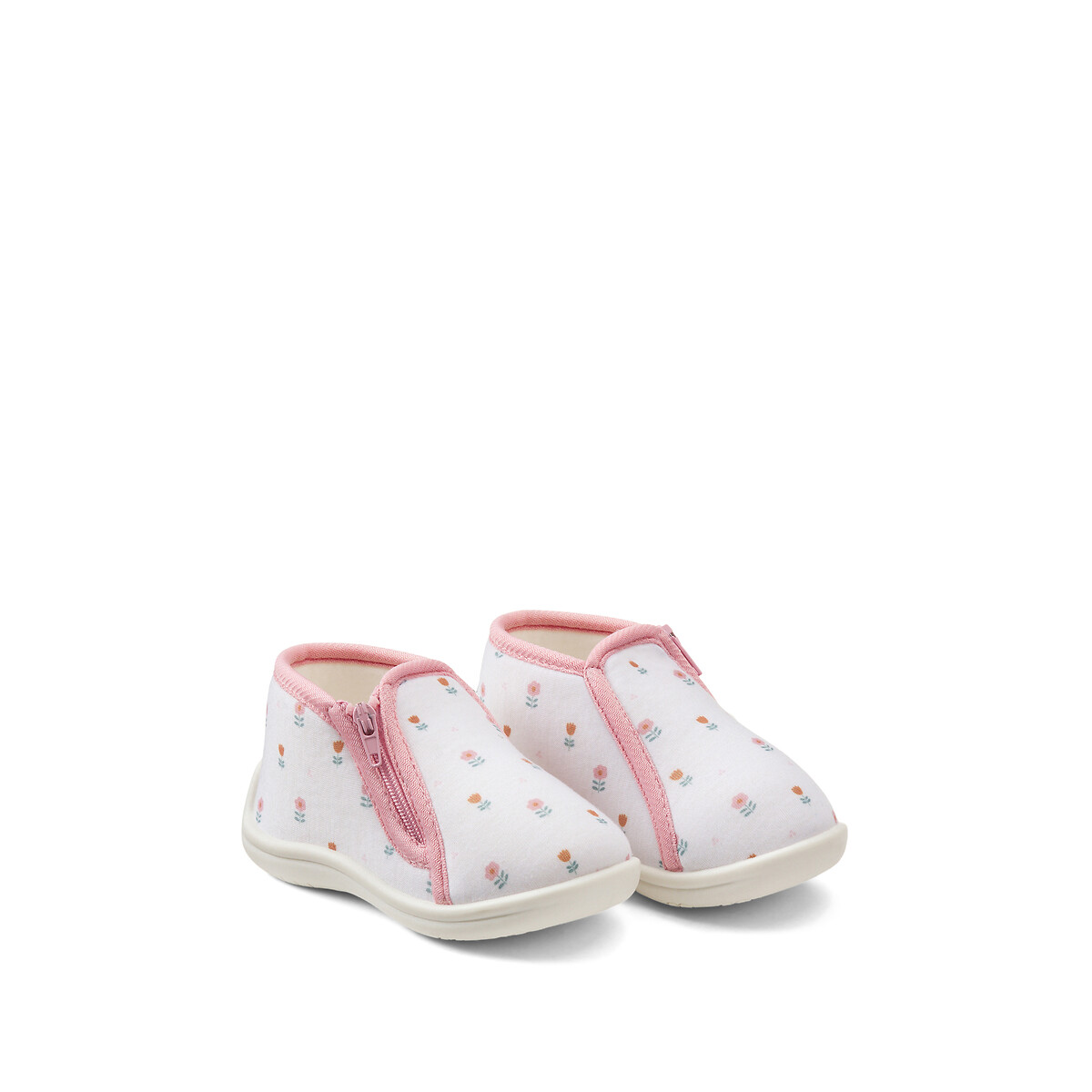 COLEÇÃO LA REDOUTE<br>Chinelo com zíper, estampa floral