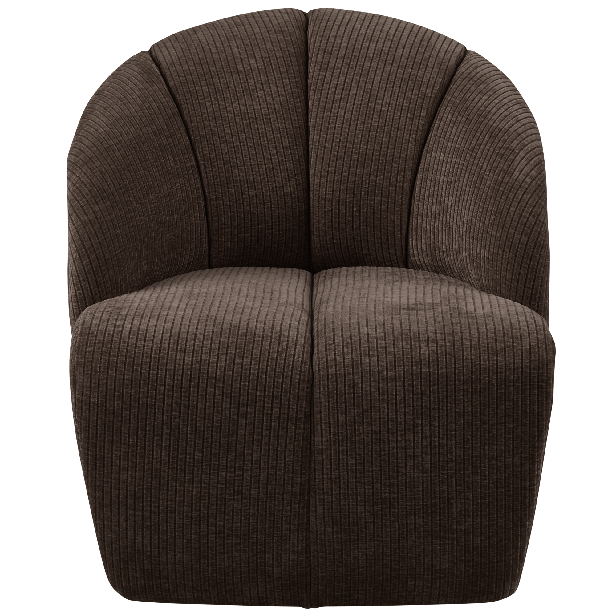 Draaifauteuil Mojo Mojo Draaifauteuil - Geweven Ribstof - Bruin