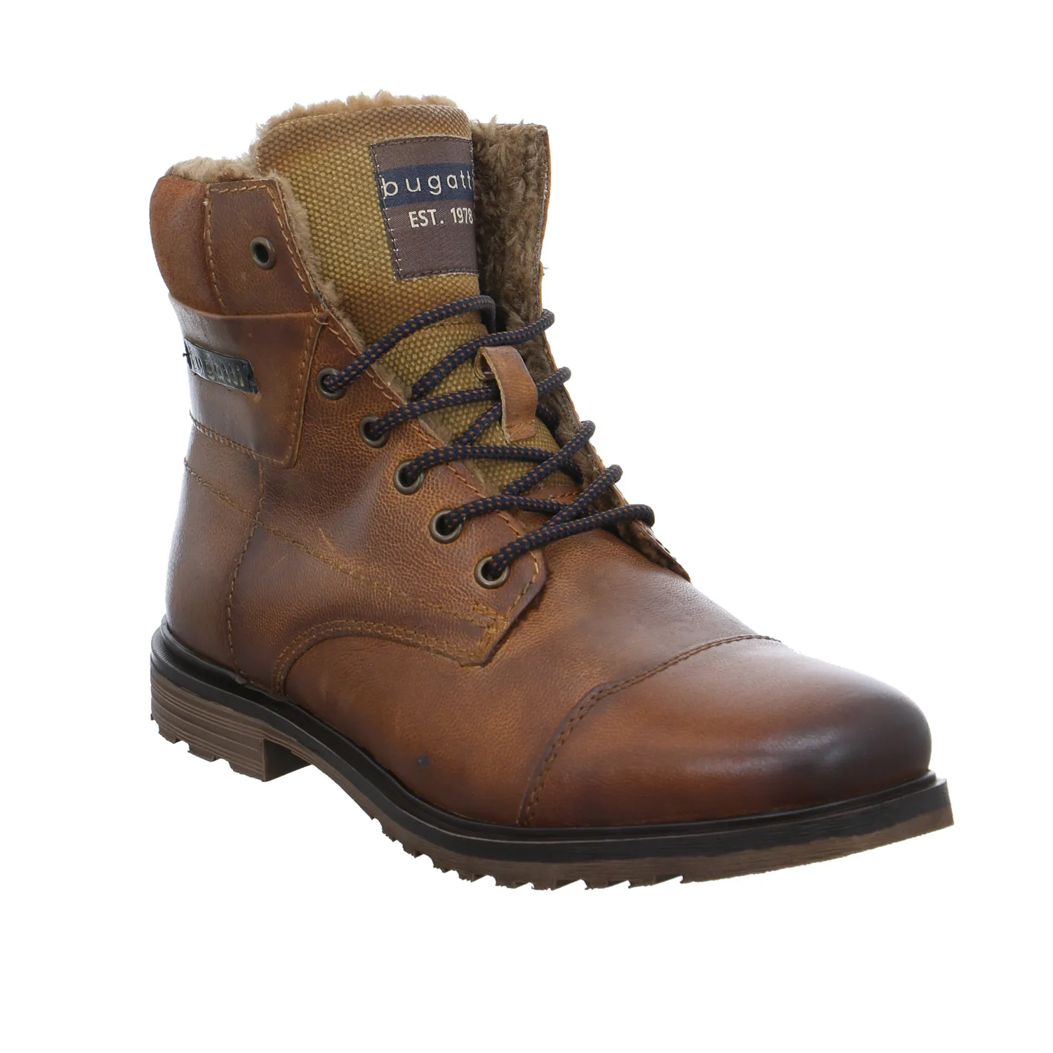BUGATTI SHOES Winter-Boots Cognac Leder