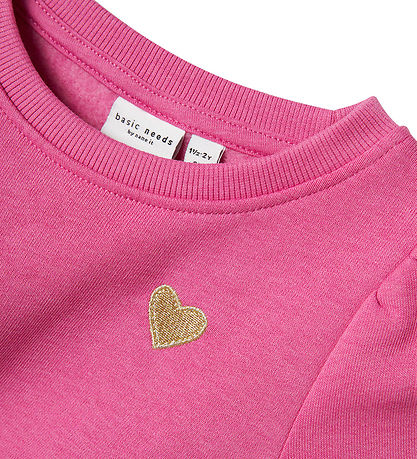 Name It Sweatshirt - NmfVima - Phlox Pink